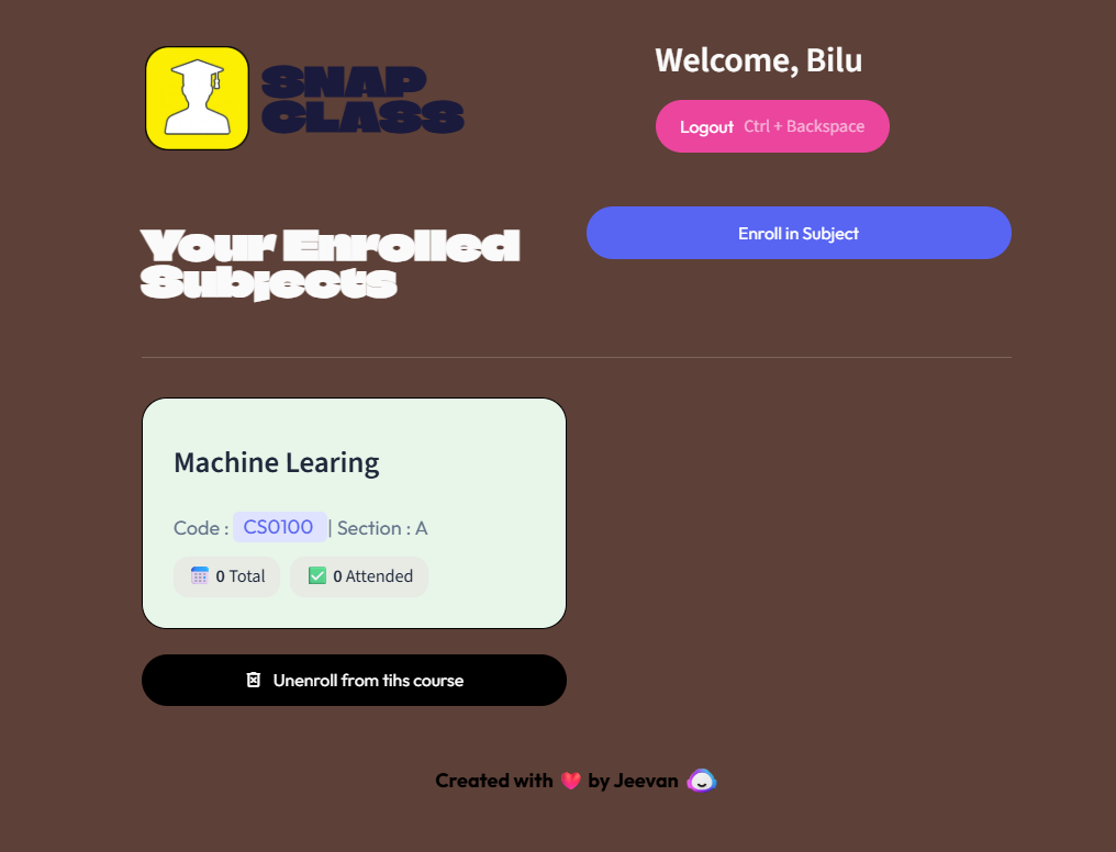 Student Dashboard